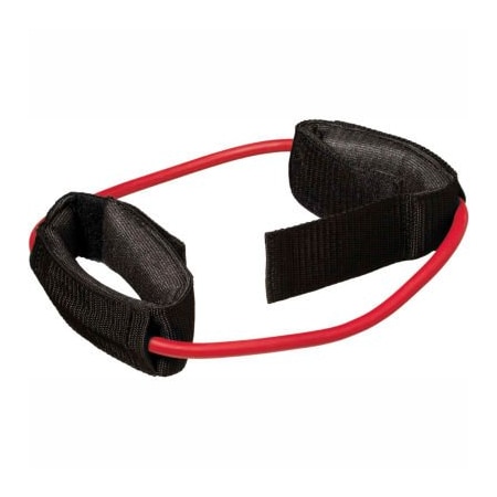 Fabrication Enterprises CanDo Tubing with Cuff Exerciser, 35" Circumference, Red 1410842